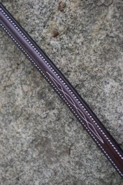 KL Italia Round Raised Standing Martingale With Fancy Stitching