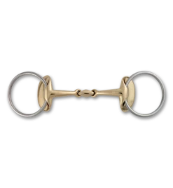 Stubben Steeltec Golden Wings Snaffle Bit