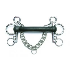 Cavalier Hard Rubber Solid Mouth Pelham