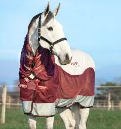 Horseware Ireland Rambo Summer Series Turnout 8 Horseware Ireland Rambo Summer Series Turnout -Best Saddle Shop AAATKS JQKQ Rambo Summer Series Burgundy front closure 1440x1536 1