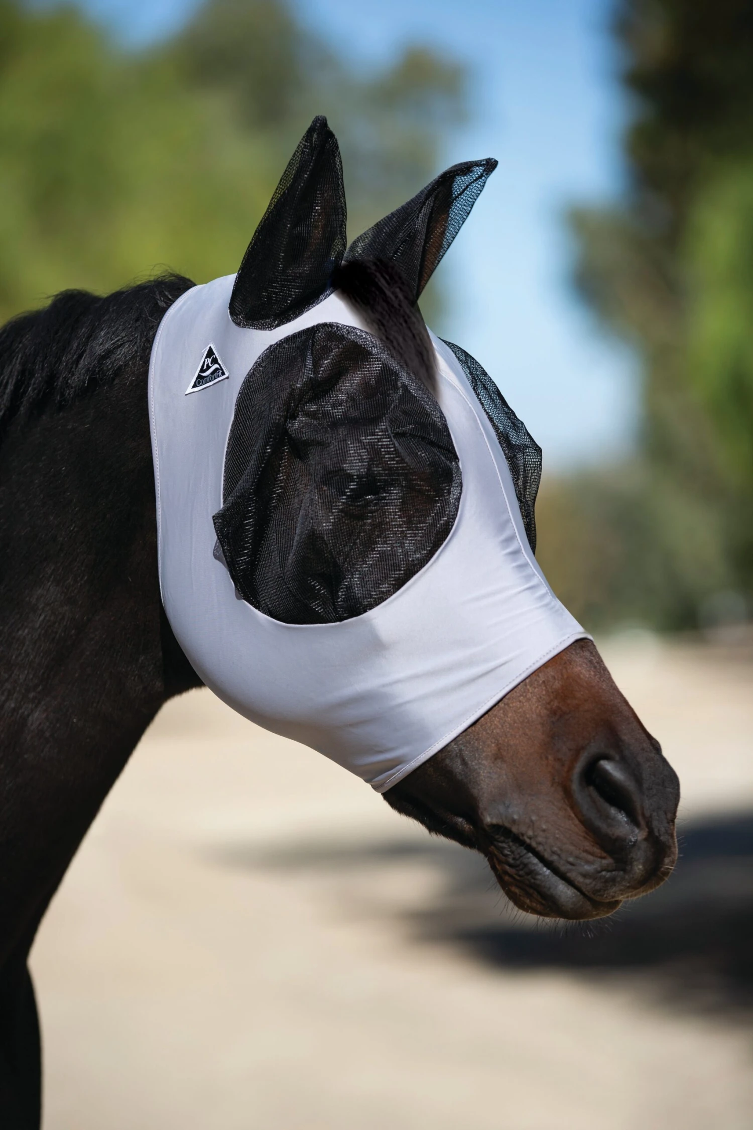 Professional's Choice Comfort Fit Lycra Fly Mask 8 Professional's Choice Comfort Fit Lycra Fly Mask - Image 8