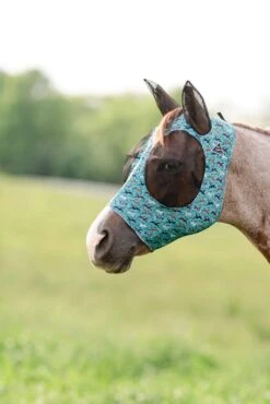 Professional's Choice Comfort Fit Lycra Fly Mask 24 Professional's Choice Comfort Fit Lycra Fly Mask -Best Saddle Shop CFM PT scaled