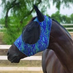 Professional's Choice Comfort Fit Lycra Fly Mask 28 Professional's Choice Comfort Fit Lycra Fly Mask -Best Saddle Shop DRAG
