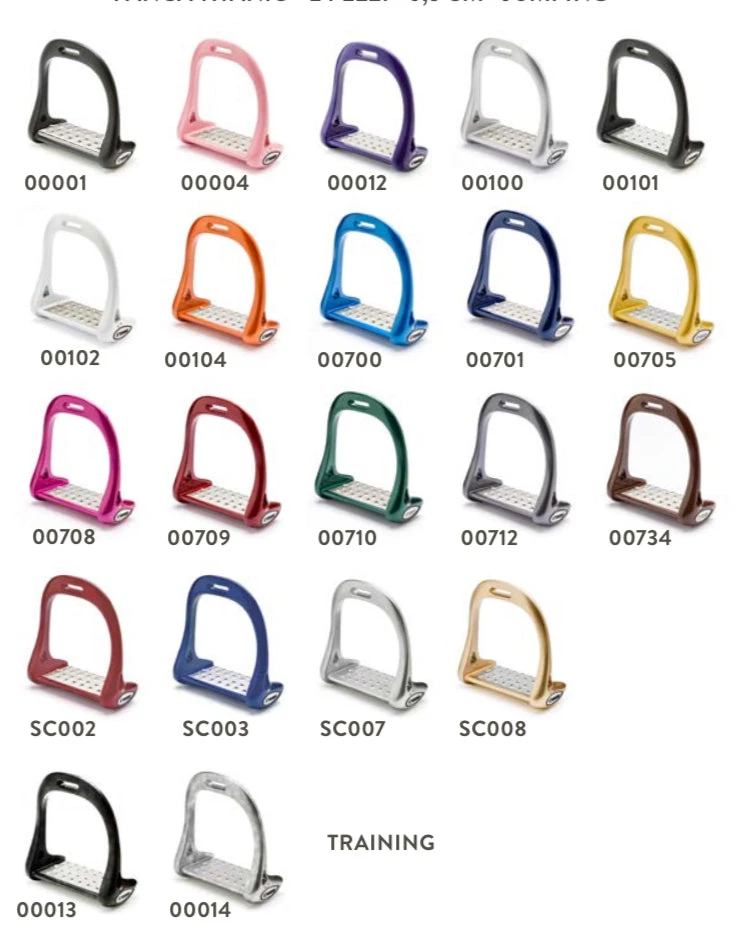 Lorenzini Original Aluminum Stirrups With Wide Titanium Base 3 Lorenzini Original Aluminum Stirrups With Wide Titanium Base - Image 3