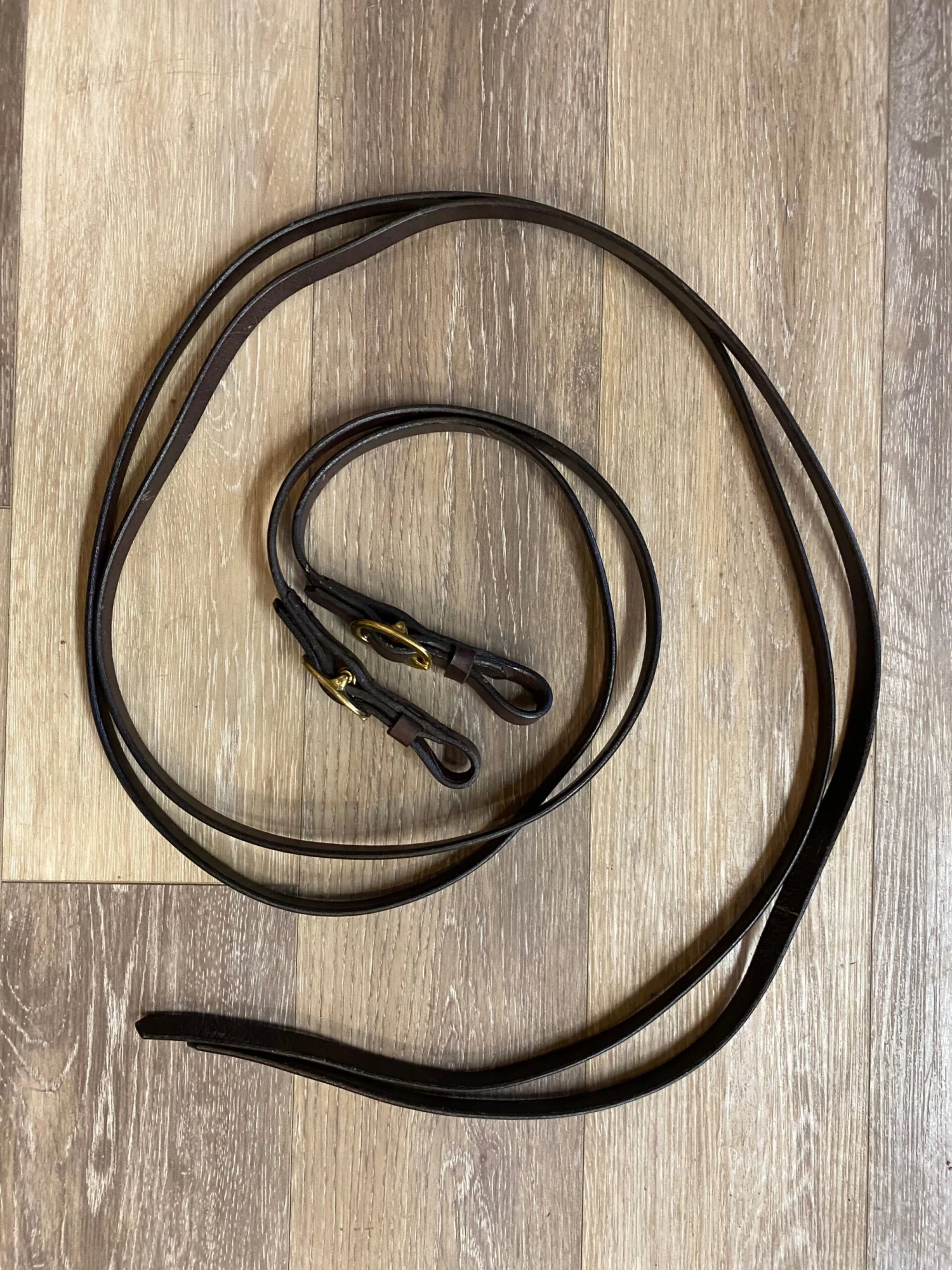 Consignment-Brown Leadline Reins With Buckles 1 Consignment-Brown Leadline Reins With Buckles