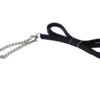 BigM Leather Lead With Silver Chain