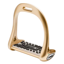 Lorenzini Aluminum/Titanium Stirrups Wide Rubber Base -Best Saddle Shop LRJ 4