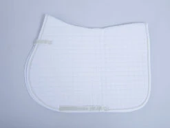 BUCAS - MAX SADDLE PAD -Best Saddle Shop Max Saddle Pad Jump White silver piping 249