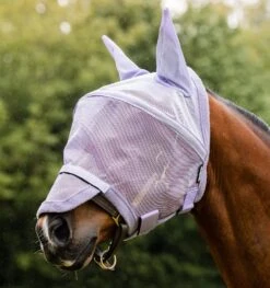 Horseware Ireland Horseware - Rambo Flymask Plus -Best Saddle Shop dmaf15 ll00 Rambo Plus Flymask lavender