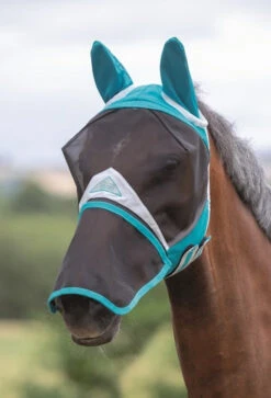 Shires Full Face Fly Mask With Removable Nose